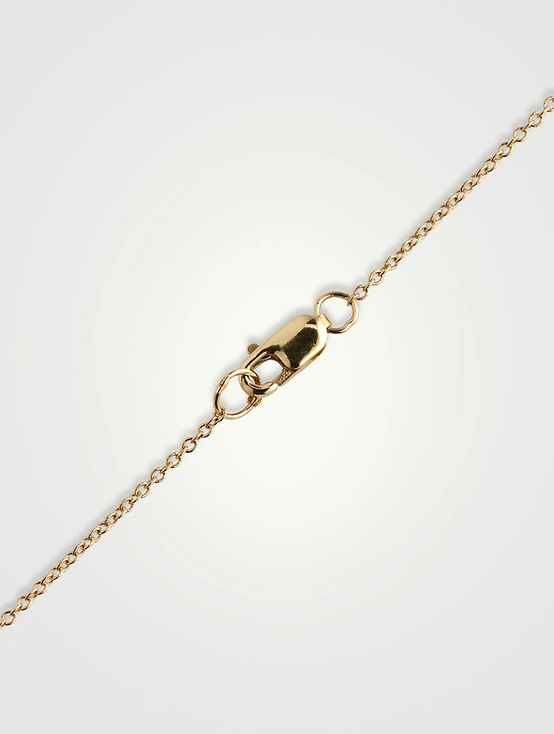 Dew Drop 14K Gold Year Of The Dragon Medallion Necklace