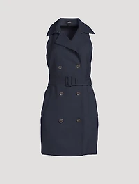 Double-Breasted Trench Dress