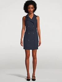 Double-Breasted Trench Dress