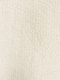 Cotton-Wool Bouclé Polo Shirt