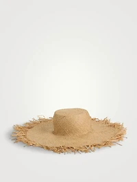 Valentina Straw Hat With Chain