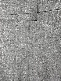 Metallic Cigarette Trousers