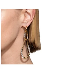 Solanales Three-Link Earrings