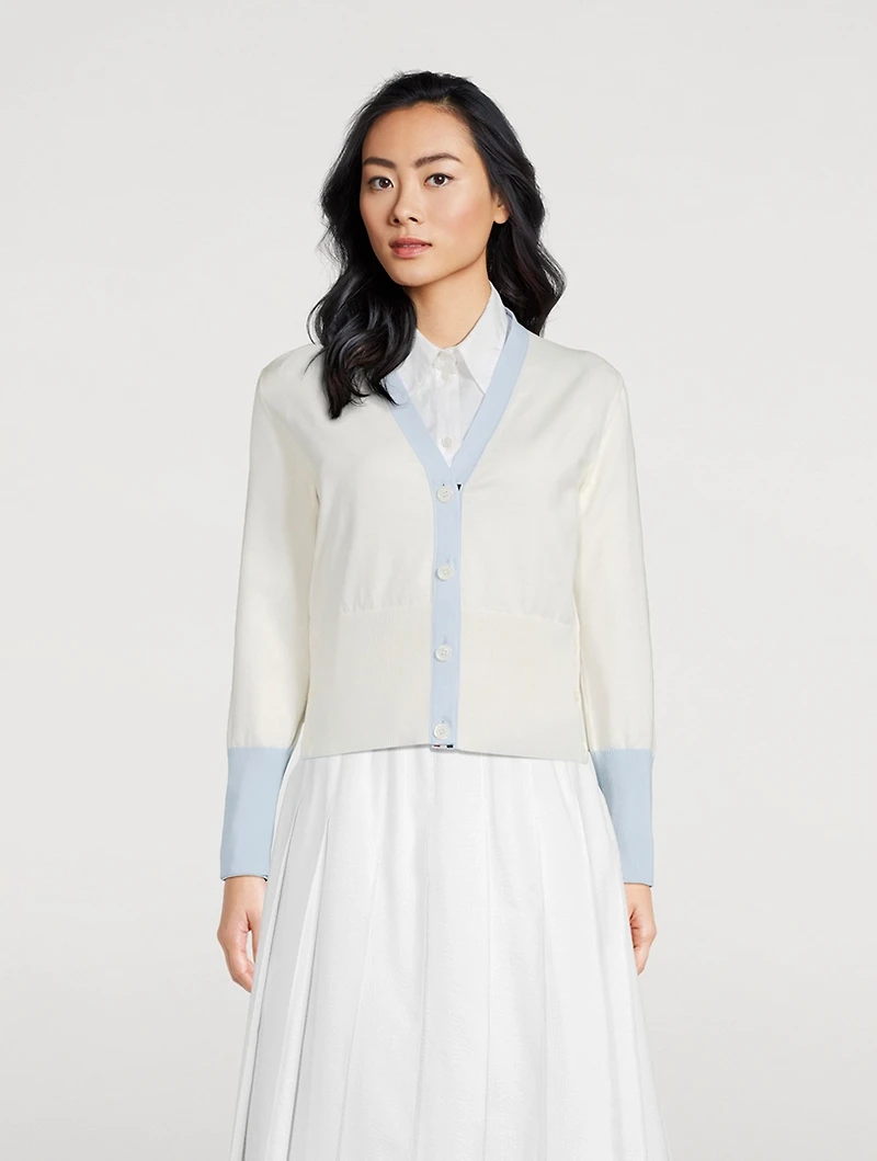 Floral Intarsia Cardigan
