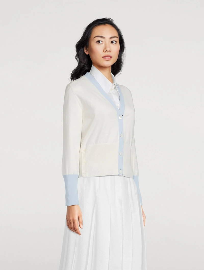 Floral Intarsia Cardigan