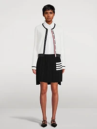 Pointelle Cotton Cardigan