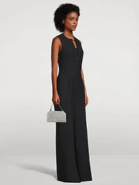 Falabella Crystal Mesh Clutch