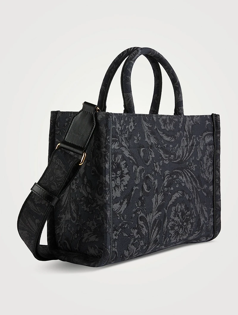 Small Athena Barocco Jacquard Tote Bag