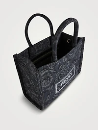 Small Athena Barocco Jacquard Tote Bag