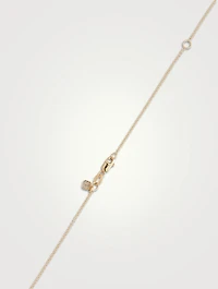 Baby 14K Gold Rainbow Hamsa Pendant Necklace With Multicolour Stones