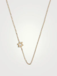 Love Letter 14K Gold Classic Star Of David Necklace