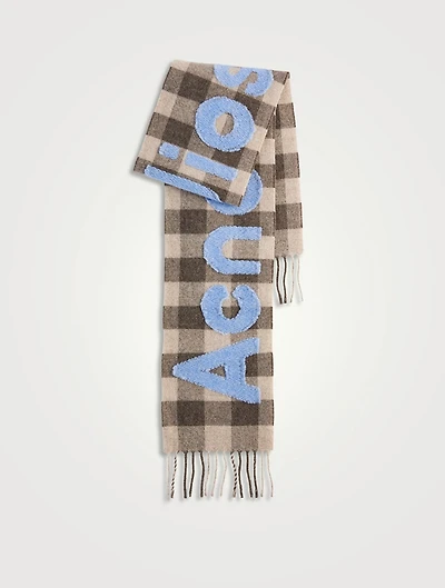 Check Logo Scarf
