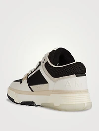 MA-1 Leather And Mesh Sneakers