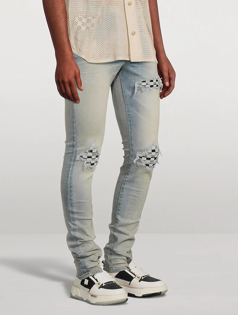 MA-1 Leather And Mesh Sneakers