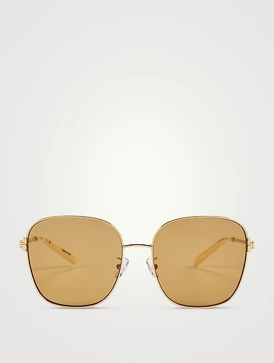 Metal Square Sunglasses