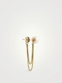 14K Gold Chain Drop Earrings