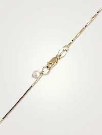 14K Gold Double Floating Pearl Necklace