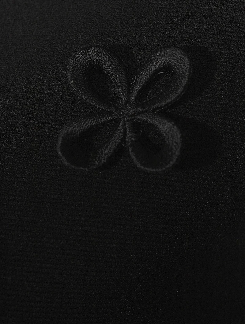 Eyelet Embroidered Mini Dress