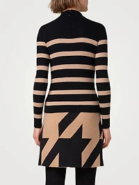 Ribbed Wool Turtleneck