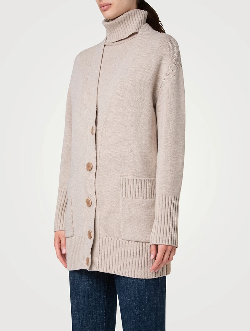 Wool Cashmere Cardigan