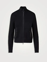 Stretch Wool Cardigan