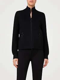 Stretch Wool Cardigan