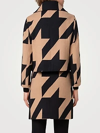 Houndstooth Jacquard Jacket