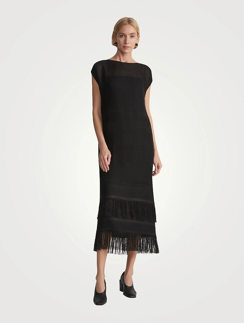 Fringe Shift Dress