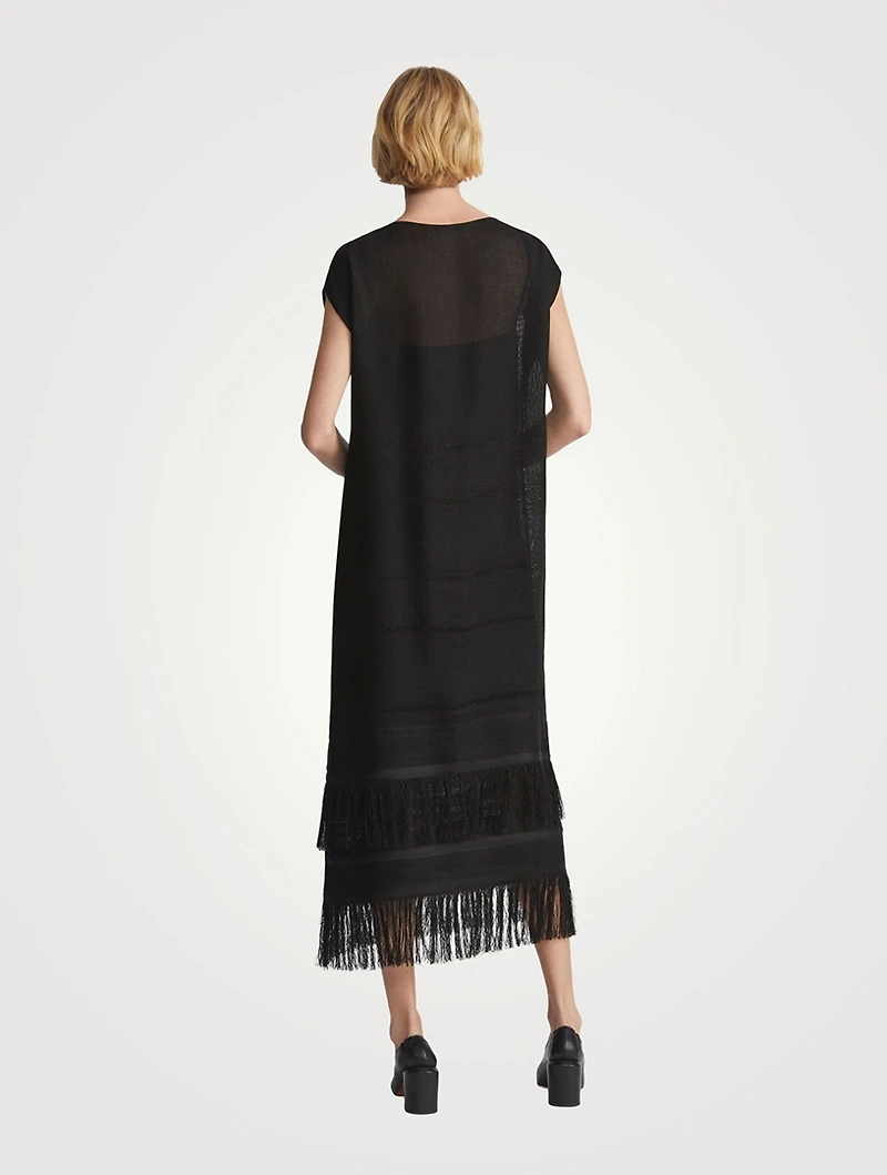 Fringe Shift Dress
