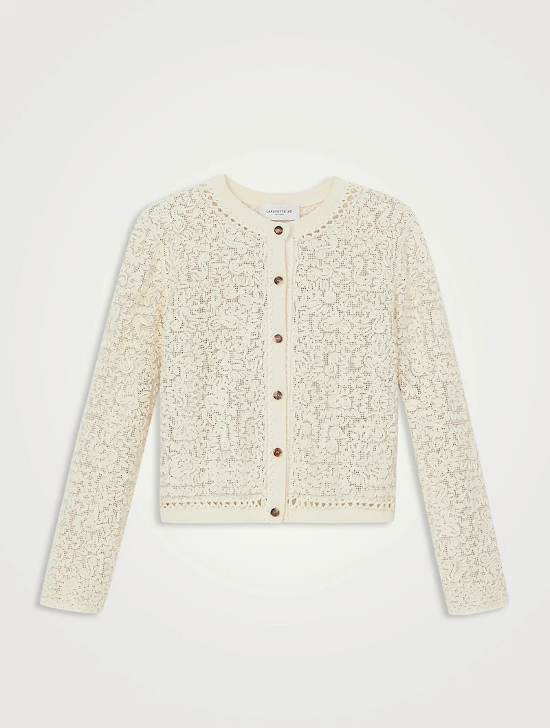 Soutache-Embroidered Cardigan