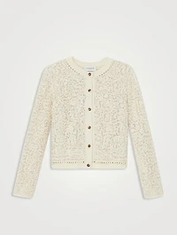 Soutache-Embroidered Cardigan