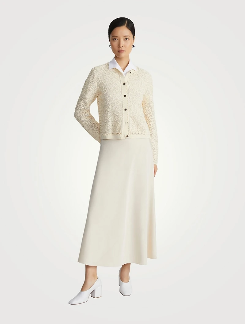 Soutache-Embroidered Cardigan
