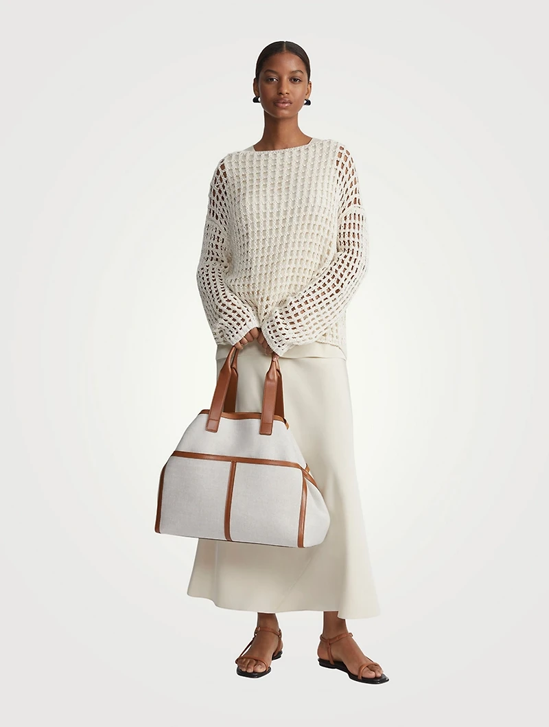 Crepe de Chine Bias-Cut Skirt