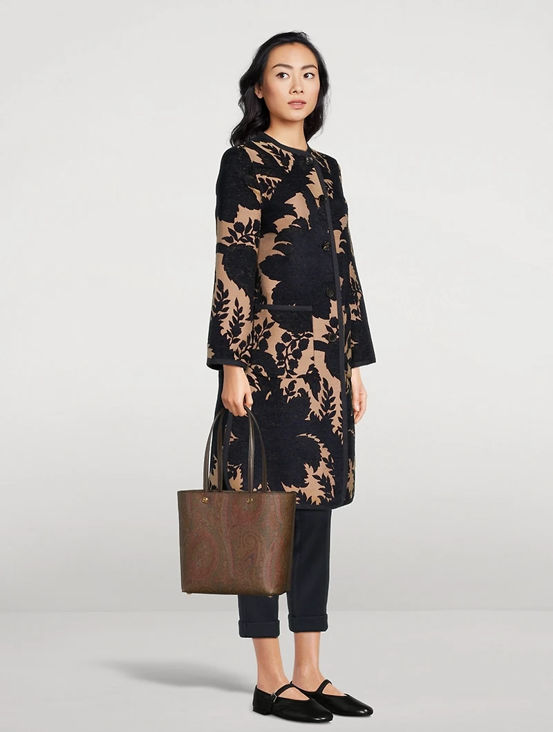 Medium Essential Paisley Jacquard Tote Bag