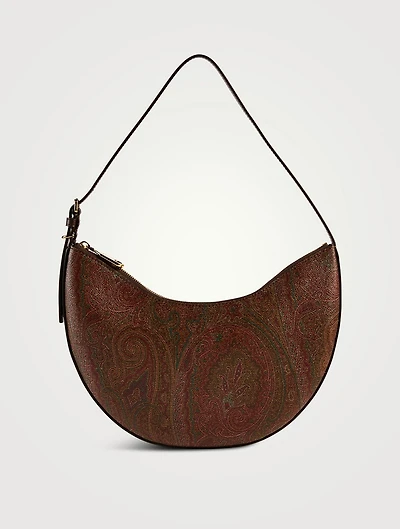 Medium Essential Paisley Jacquard Shoulder Bag