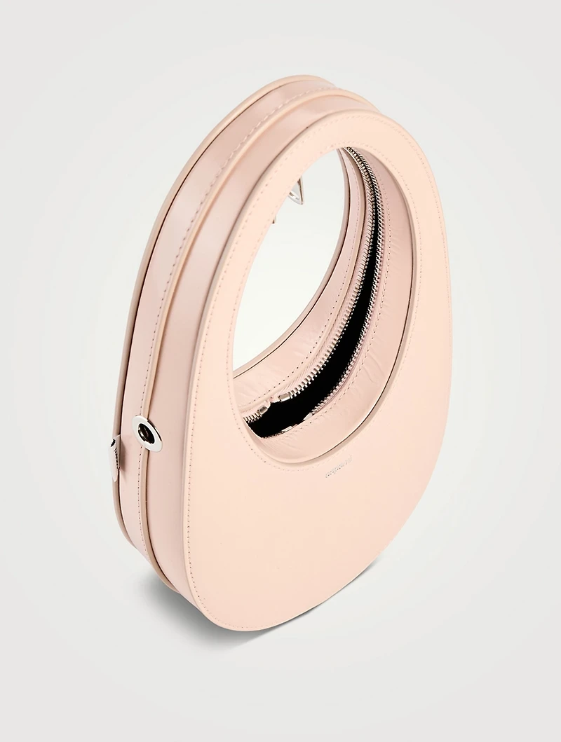 Mini Swipe Gloss Leather Crossbody Bag