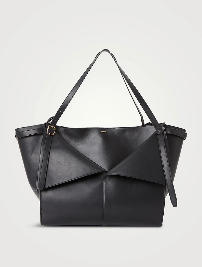 Belt Leather Tote Bag