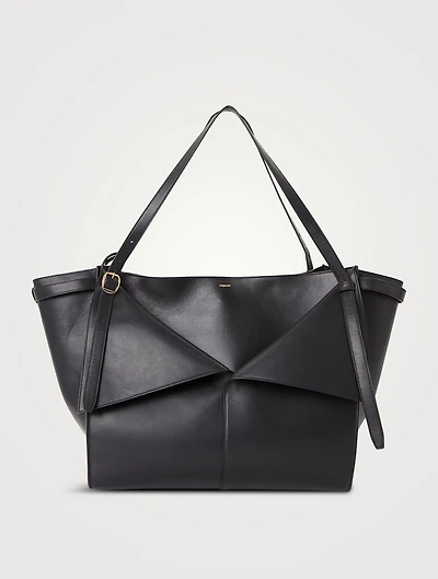 Belt Leather Tote Bag