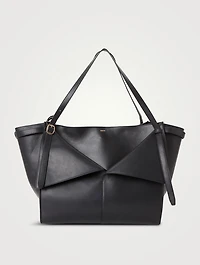 Belt Leather Tote Bag