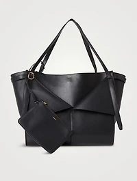 Belt Leather Tote Bag