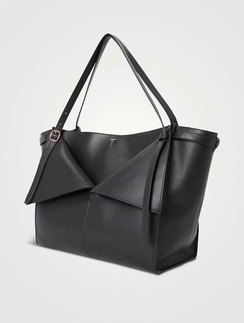 Belt Leather Tote Bag
