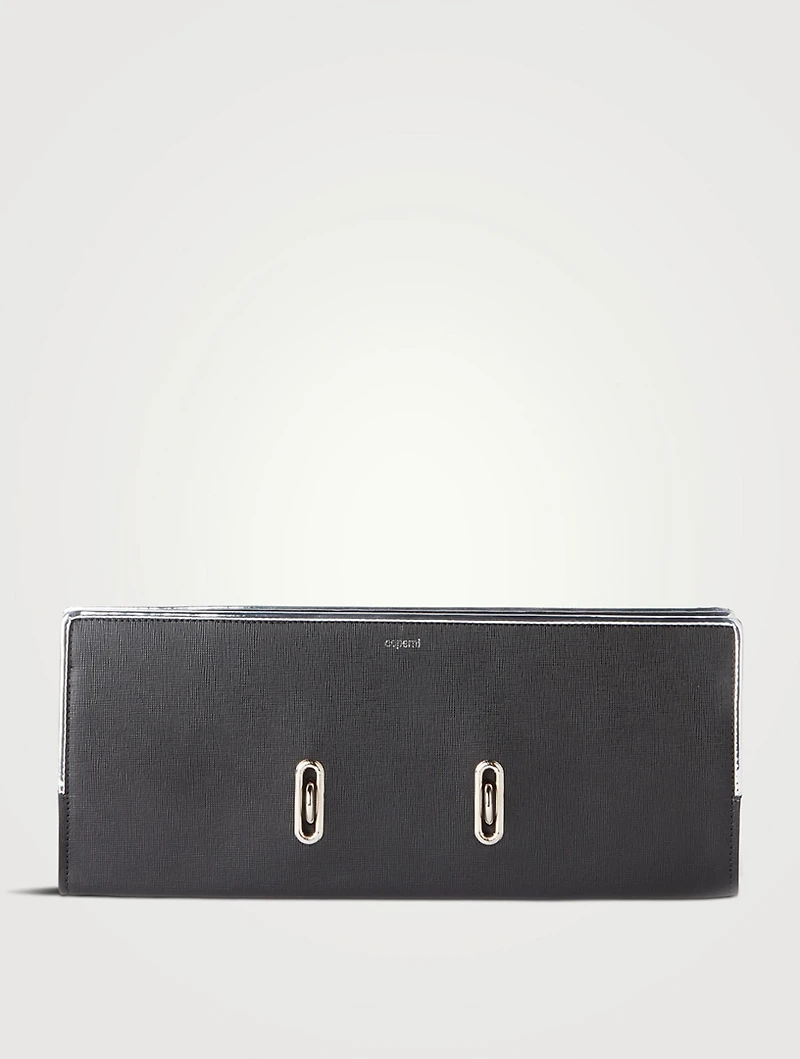 Binder Leather Clutch
