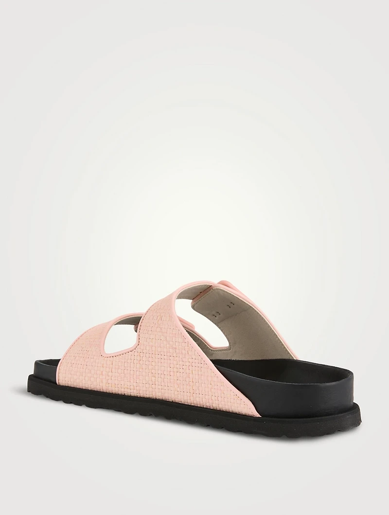 1774 Arizona Raffia Slide Sandals