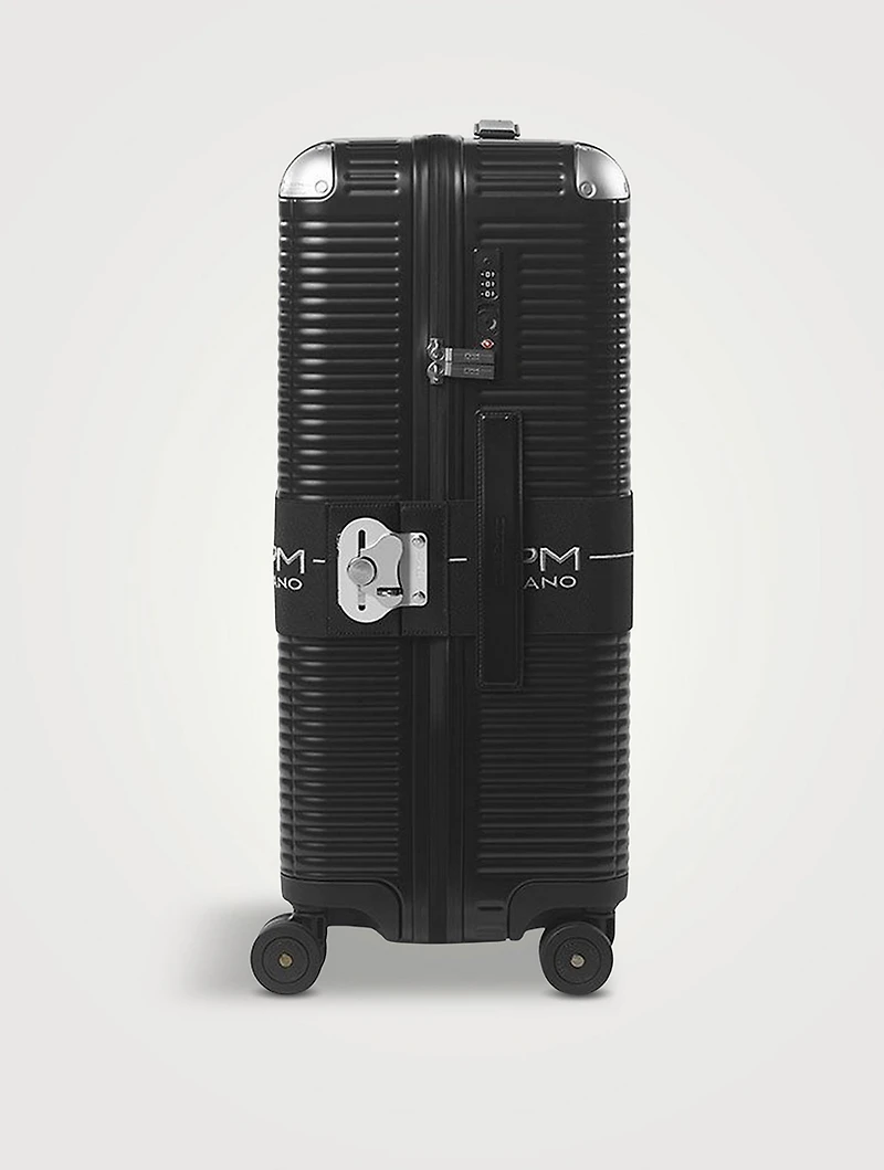 Bank Zip Deluxe Spinner Suitcase