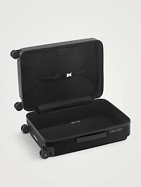 Bank Zip Deluxe Spinner Suitcase