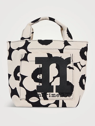 Mini Mono Tote Bag In Unikko Print
