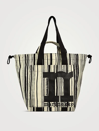 Mono City Tote Bag In Siluetti Print
