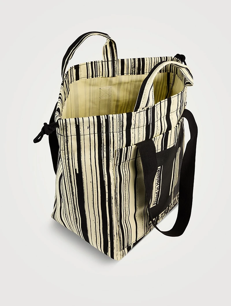 Mono City Tote Bag In Siluetti Print