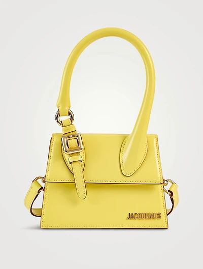 Le Chiquito Moyen Boucle Leather Bag