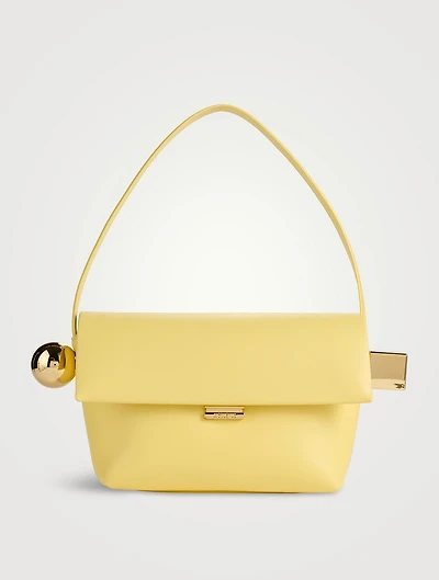 Le Rond Carré Leather Shoulder Bag